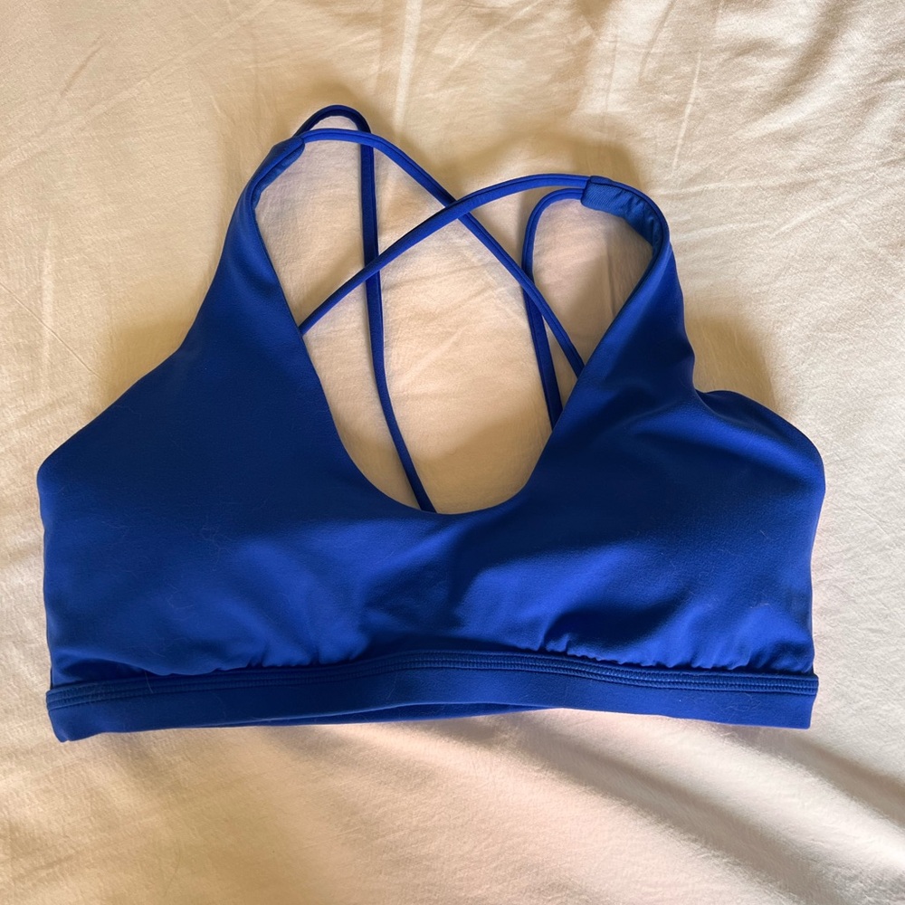 lululemon athletica Blue Strappy Sports Bra